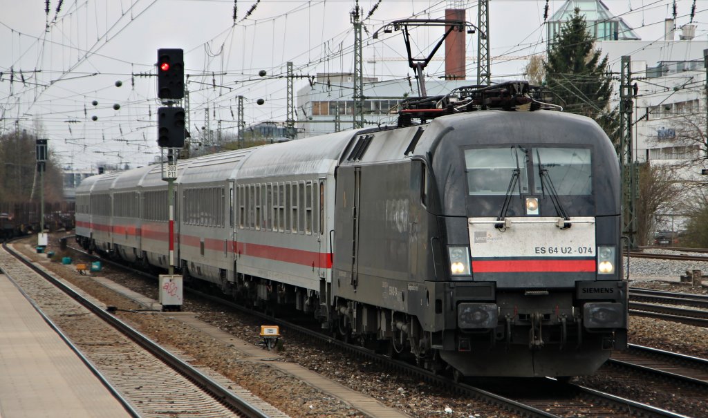 Die 182 572 in M�nchen am 3.4.2012!