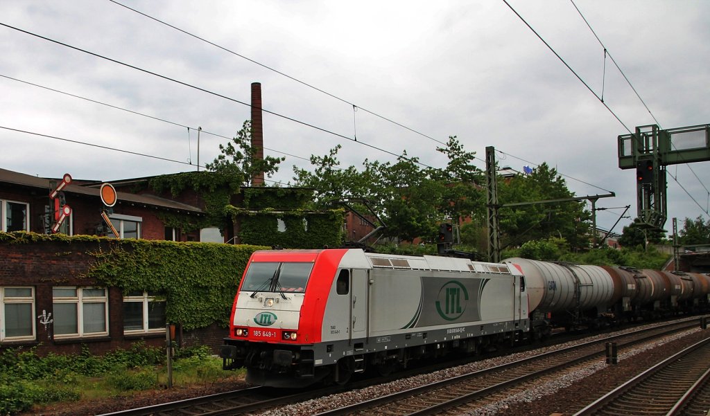 ITL 185 649 in Hamburg Harburg am 9.6.2012! 