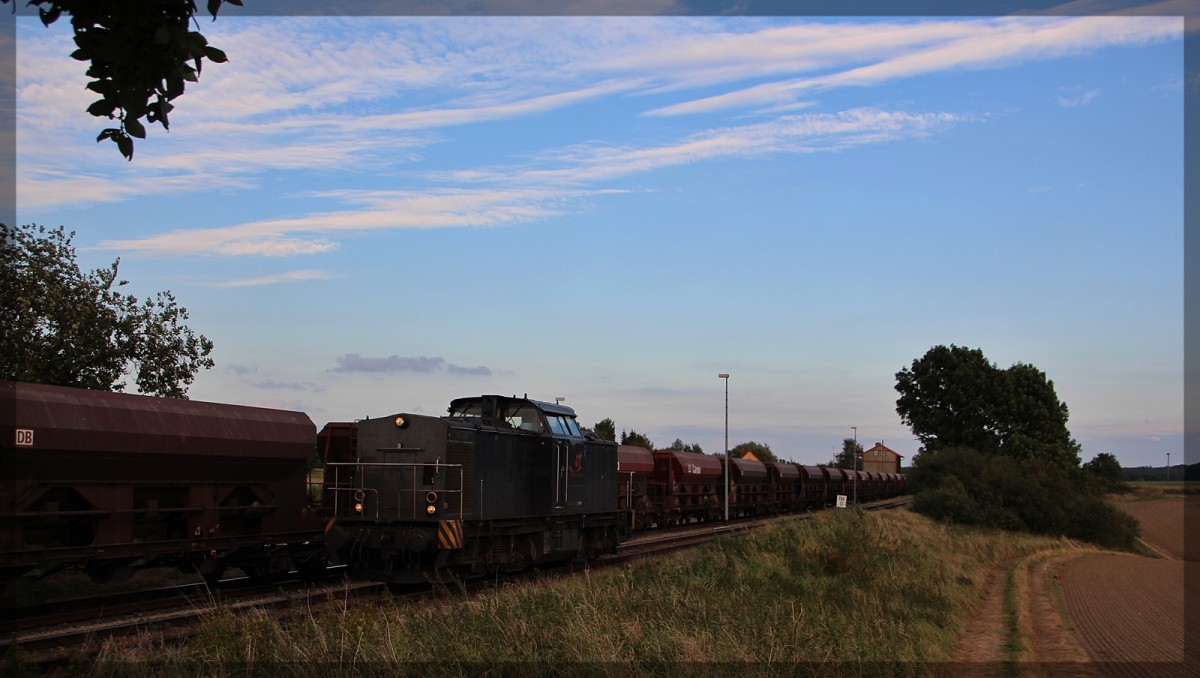 203 152 der EBM abgestellt in Möllenhagen am 24.09.2015