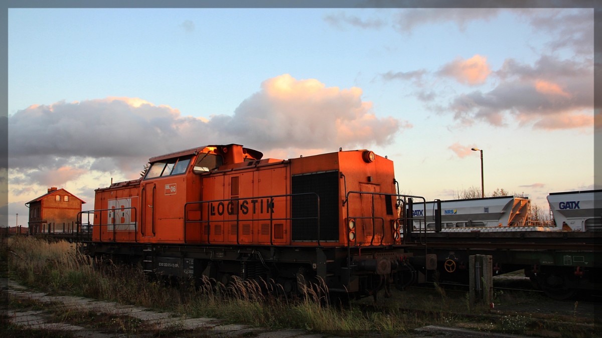 203 615 (BBL 06) von BBL abgestellt in Möllenhagen am 12.11.15