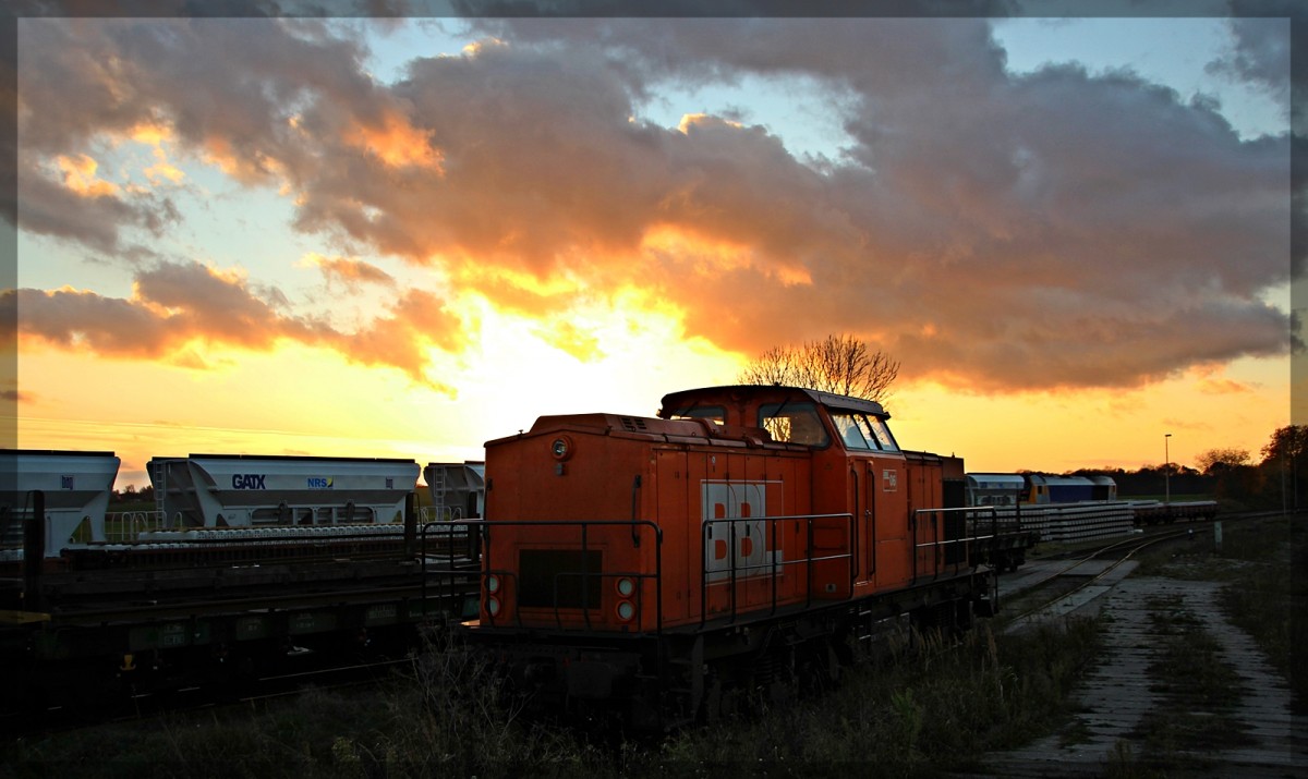 203 615 (BBL 06) von BBL abgestellt in Möllenhagen am 12.11.15