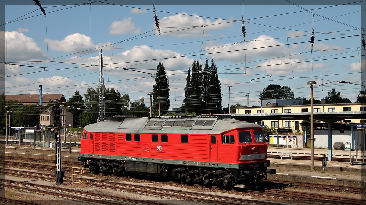 232 469 am 11.06.2015 abgestellt in Waren an der Müritz.