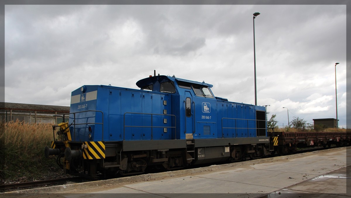 293 046 der Press abgestellt in Kleeth am 06.09.2015
