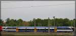 VT 0012 der ehemaligen Ostseelandverlehr GmbH bei Netiniera Neustrelitz am 13.05.2015.
