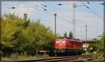 140 003 der EBM abgestellt in Waren an der Müritz am 04.09.2015