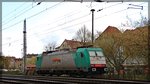 E186 249 (270 006 PL) von Locon abgestellt in Waren (a.d. Müritz) am 19.04.2016
